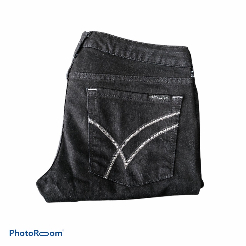 William Rast black skinny leg jeans